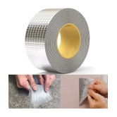 Leakage Repair Waterproof Tape for Pipe Leakage Roof Water Leakage Solution Alum - Silver Single Sided Duct Tape ( Pack of 1 ) - Silver