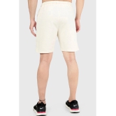 Fuaark Beige Cotton Blend Mens Gym Shorts ( Pack of 1 ) - None