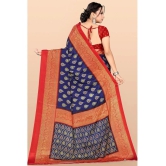 LEELAVATI - Multicolor Crepe Saree With Blouse Piece ( Pack of 1 ) - Multicolor