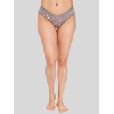 ILRASO - Grey Cotton Printed Women's Bikini ( Pack of 1 ) - None