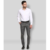 Inspire Clothing Inspiration - Grey Polycotton Slim - Fit Men's Formal Pants ( Pack of 1 ) - None