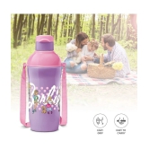 Milton STEEL BARBIE 400 Purple Water Bottle 390 ml (Set of 1) - Purple