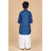 AJ Dezines - Blue Cotton Blend Boys Kurta Sets ( Pack of 1 ) - None