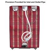 E-Retailer Single PVC Maroon Washing Machine Cover for Universal Top Load - Maroon