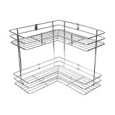 Home Lane Silver Stainless Steel Storage Racks ( Pack of 1 ) - Silver