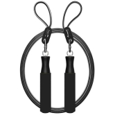 Black Skipping Rope ( Pack of 1 ) - Black