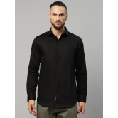 Rodamo  Men Black Slim Fit Casual Shirt