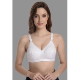 Madam - White Cotton Non Padded Womens T-Shirt Bra ( Pack of 1 ) - None