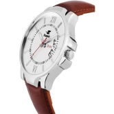 Espoir - Brown Leather Analog Mens Watch