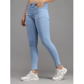 ICONIC ME - Light Blue Denim Slim Fit Womens Jeans ( Pack of 1 ) - None