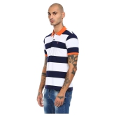 Ruggers Cotton Blue Stripers Polo T Shirt - None