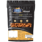 Mewa Mitra Premium California Jumbo Almonds Natural Raw Badam Rich in Fiber and Protein Nutritious and Delicious Crunchy Badam Giri - (250 Gram Pack of 4)