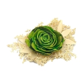 PRANSUNITA - Wood Dry Sola Flower Bunch ( Pack of 4 )