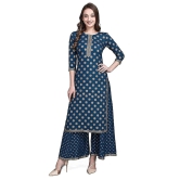 Women's Regular Rayon Kurti with Palazzo