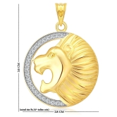 Vighnaharta Golden Alloy Pendant