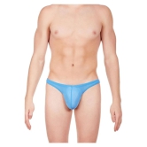 La Intimo Nylon Mens Thongs ( Blue ) - M