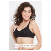 Clovia Black Cotton Bra - 34D