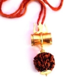 Vastughar SHIV SHAKTI KAWACH PENDANT WITH RUDRAKSHA