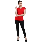 Diaz Cotton Red T-Shirts - Single - None