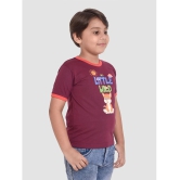 Neo Garments - Maroon Cotton Boys T-Shirt ( Pack of 1 ) - None