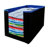 HOMETALES Non-Woven Shirt Stacker & Cloth Organizer,Black (4U)