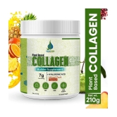 VEDAPURE NATURALS Plant Based Skin Collagen Builder Supplement | Mixed Fruit, 210g | Skin Collagen Booster for Men & Women| Healthy Skin, Joints, Hairs & Nails (PACK OF 1)