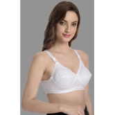 Madam - White Cotton Non Padded Womens T-Shirt Bra ( Pack of 1 ) - None