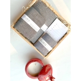 Stationery Loaded Gift hamper personalized by Ekatra Loaded Gift Box - Solid Grey