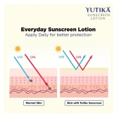 Yuthika Sunscreen Lotion SPF 30 PA+++ with UVA & UVB Protection, Sunscreen for All Skin Types Combo Pack (300ml + 100ml)