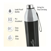 Milton - Kool hexone1200,Blck Black Water Bottle 1100 mL ( Set of 1 ) - Black