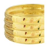 Bhagya Lakshmi - Gold Bangle Set ( Pack of 1 ) - None