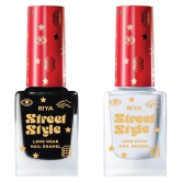 Street Style Multi Glossy Nail Polish ( Pack of 2 )