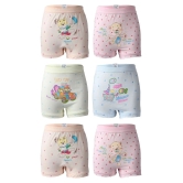 Bodycare Pack of 6 100% Cotton Girls Bloomers ( Multi ) - 10-12 Years