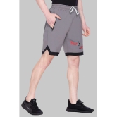 LEEBONEE Light Grey Polyester Blend Mens Shorts ( Pack of 1 ) - None