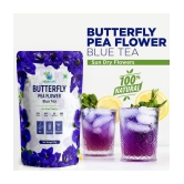 Vedapure Natural Blue Tea, Butterfly Pea Flower Iced Teas, Coolers, Cocktails Horeca- 25 g (Pack of 2)