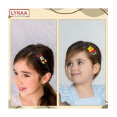 Lykaa Cartoon Hairbands For Baby Girls Mikki Mini Donald Kids headbands - Pack of 2 (Multicolor) - Multi