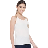 ALL WAYS YOU Women Top Polyester fabric  White XS