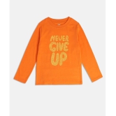 MINI KLUB - Orange Cotton Boys T-Shirt ( Pack of 1 ) - None