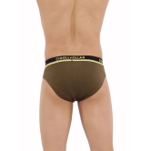 Pack of 3 Dollar Bigboss Assorted Solid Cotton Blend Men Brief - M