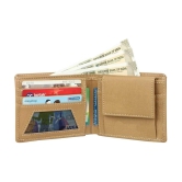 Loopa PU Beige Casual Regular Wallet - Beige