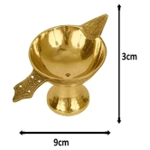 DvR ClicK - Brass Pooja Deep ( Pack of 2 )