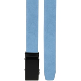 Loopa Blue PU Formal Belt Pack of 1 - None