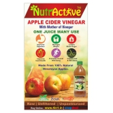 NutrActive Green Apple Cider Vinegar with Mother of Vinegar, 500 ml Unflavoured