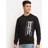 Rodamo  Men Black Printed Sweatshirt