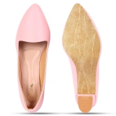 Women Heel Pump Pink