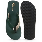 G Best Green Men's Thong Flip Flop - None