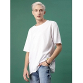 Rigo Cotton Oversized Fit Printed Half Sleeves Mens T-Shirt - White ( Pack of 1 ) - None