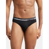 Jockey US49 Men Super Combed Cotton Solid Brief with Ultrasoft Waistband - Black (Pack of 2) - None