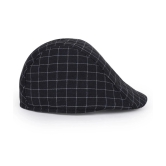 Zacharias Black Cotton Mens Cap ( Pack of 1 ) - Black