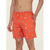 XYXX - Orange Cotton Blend Mens Boxer- ( Pack of 1 ) - None